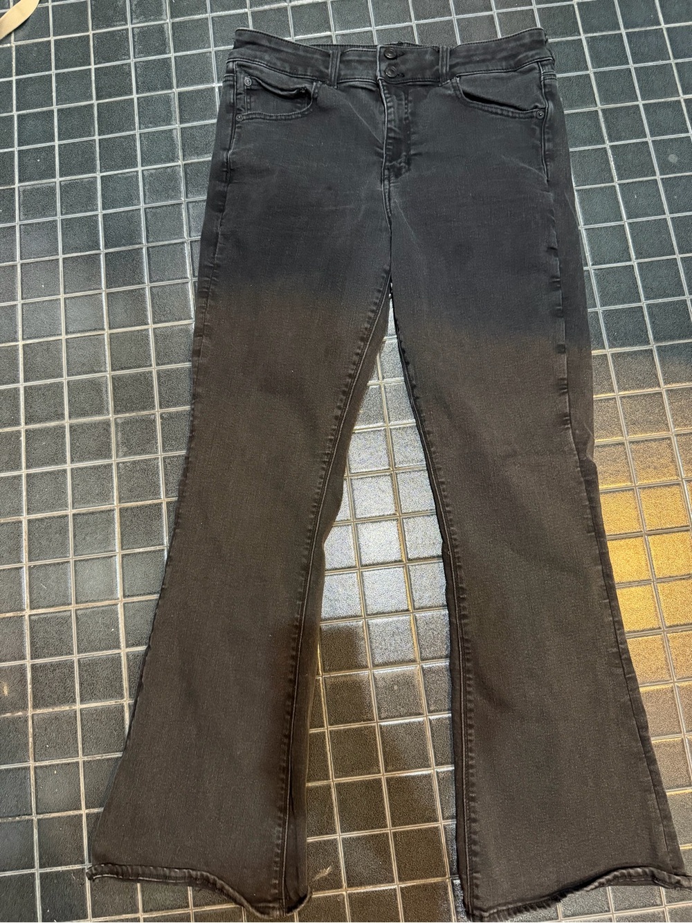 American Eagle Outfitters Black Flare Jeans